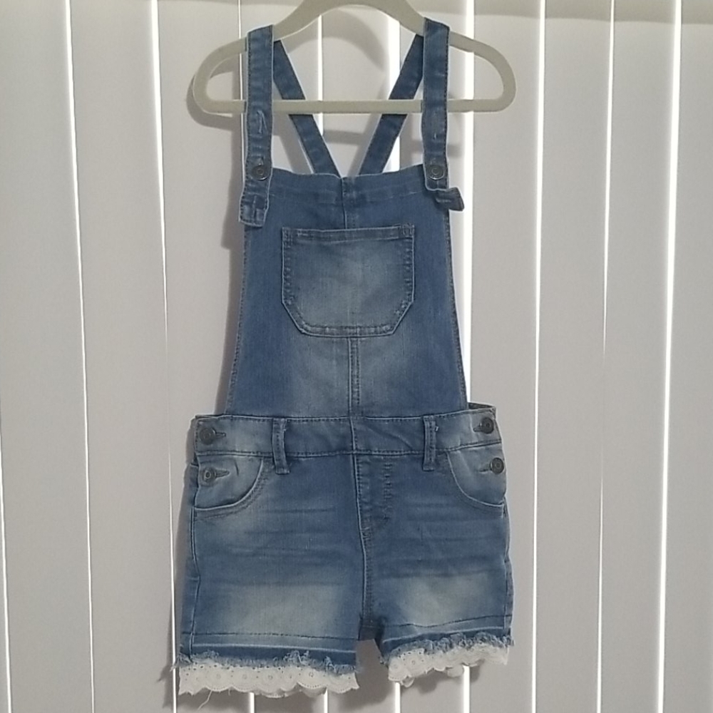Girls overalls shorts